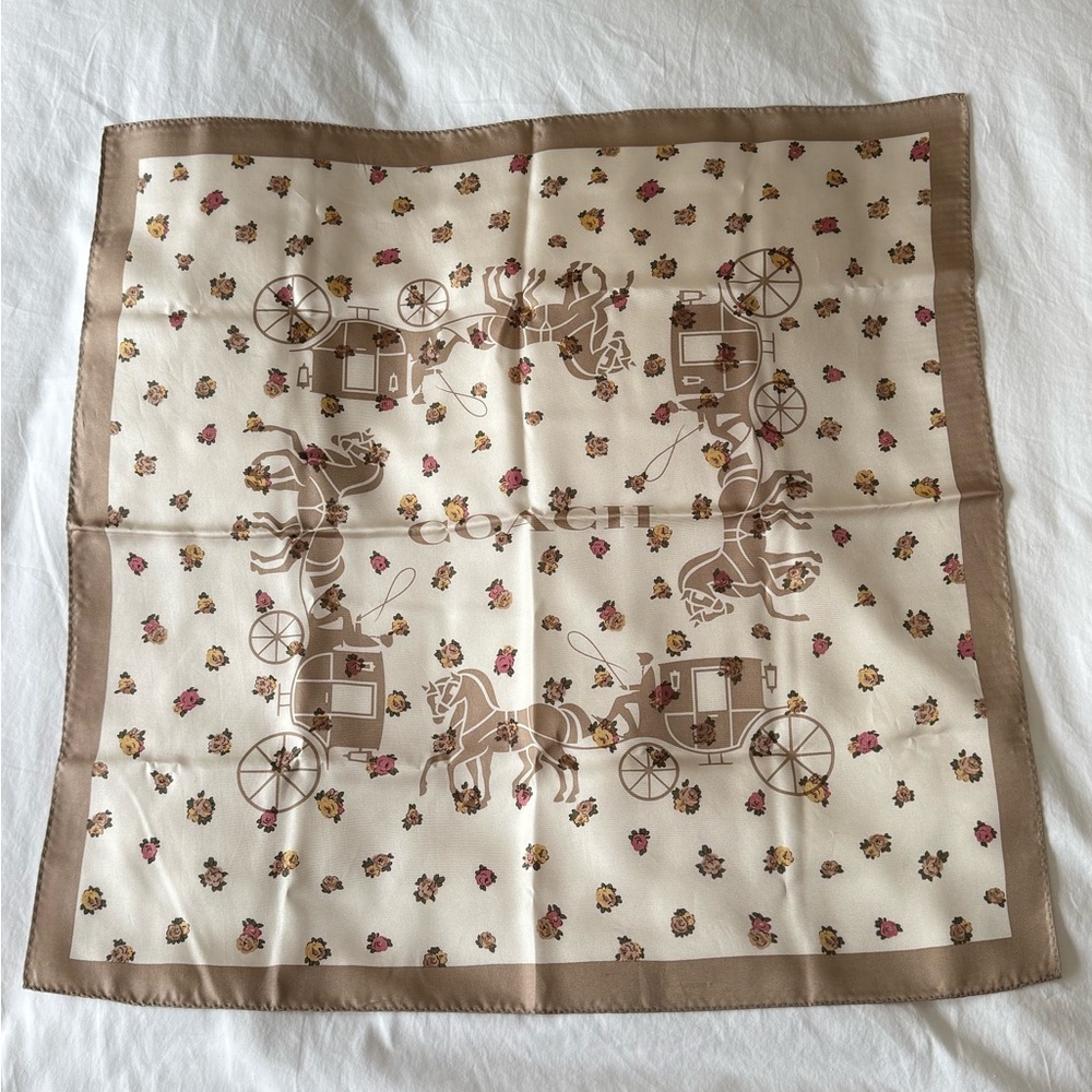 Coach Silk Scarf
